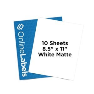 10 Sticker / Sheet Computer Label Sheet Sticker