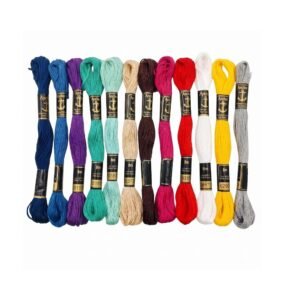 Embroidery Thread Pack 12 Colours