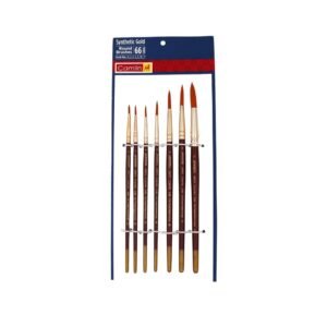 Camlin / Good Quality Brush 1-12 Round Assorted Camlin Synthethic
