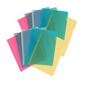 Transperant Button Folder Good Quality - White